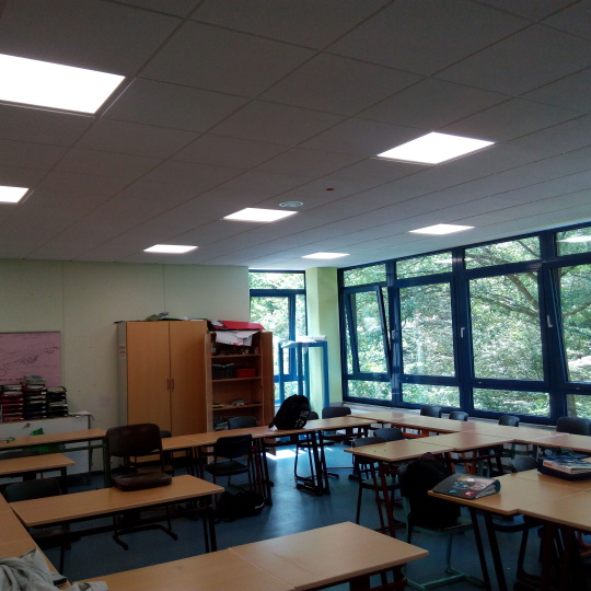 Schulzentrum Süd Kurpfalz Realschule plus Klassensaal nach Sanierung