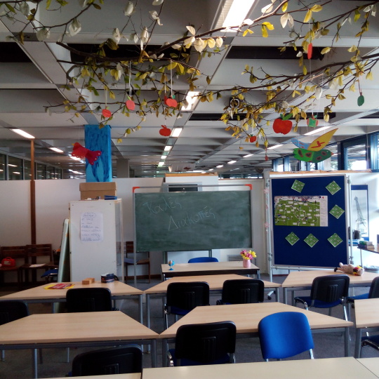 Schulzentrum Süd Kurpfalz Realschule plus Klassensaal vor Sanierung