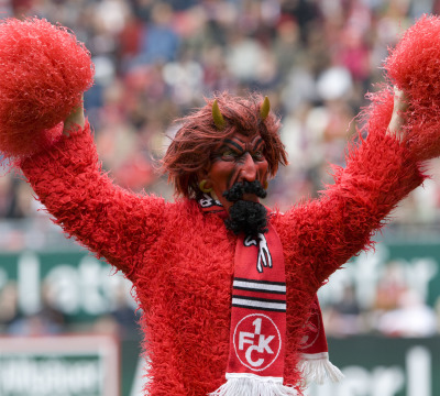 Red Devil - the mascot of the 1. FC Kaiserslautern