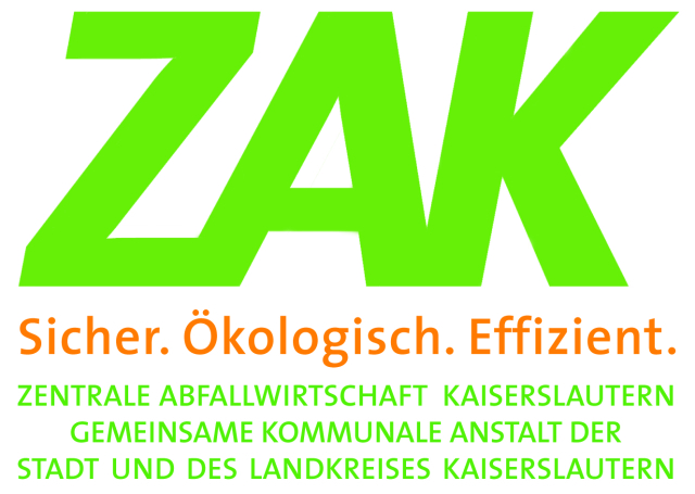 Logo der Zentralen Abfallwirtschaft Kaiserslautern (ZAK) © ZAK
