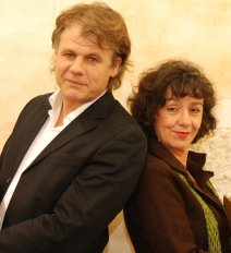 Autorin Madeleine Giese und der Schauspieler Rainer Furch 