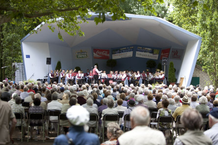 Großer Andrang bei den Kaiserslauterer Volksparkkonzerten. © Stadt Kaiserslautern