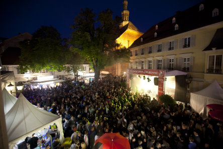 Partystimmung auf dem Martinsplatz