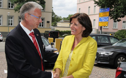 OB Dr. Weichel empfängt Ministerpräsidentin Dreyer © Stadt Kaiserslautern