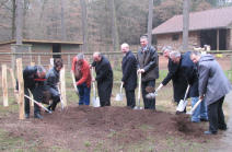 Spatenstich zum altgermanischen Frankenhof im Kaiserslauterer Zoo © Stadt Kaiserslautern