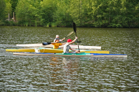 Paddler am Gelterswoog © Stadt Kaiserslautern