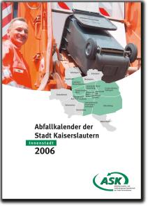 Der Abfallkalender 2006