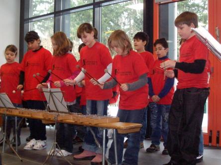 Die Schülerinnen und Schüler umrahmten den Festakt musikalisch © Stadt Kaiserslautern