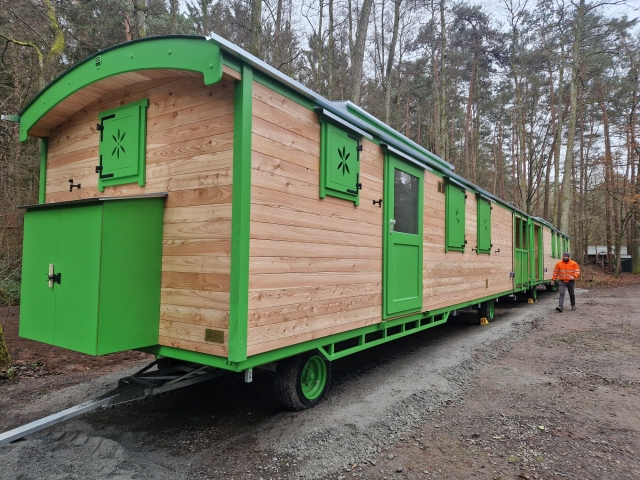 Zookita Siegelbacher Waldmäuse erhält neue Bauwagen  © Stadt Kaiserslautern