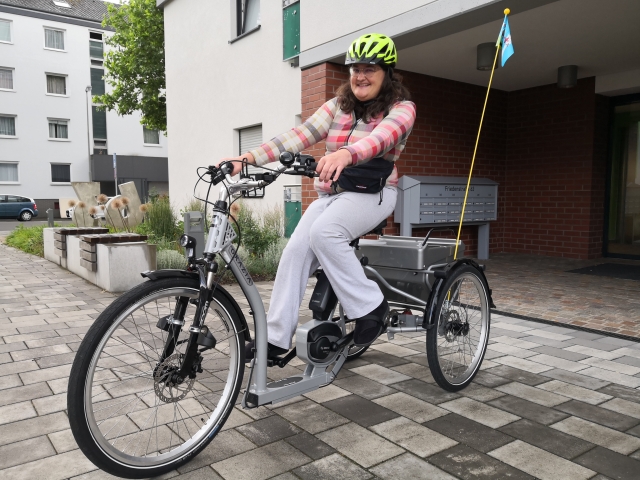  Laura Balzer liebt es, sich auf ihrem Frahrrad auszupowern. © Laura Balzer/frei