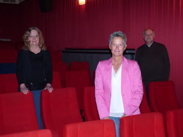 Bürgermeisterin Beate Kimmel (Mitte) mit Ursula Simgen-Buch und Stefan Sprengart. © Stadt Kaiserslautern