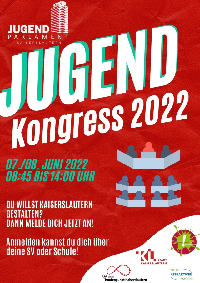 Auf dem Bild ist das Plakat des Jugendkongress zu sehen. © Jugendparlament