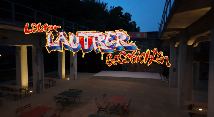 Der Film „Lauter Lautrer Geschichten“ zum 750. Geburtstag der Stadt Kaiserslautern wird vom 23. bis 25. Juli noch drei Mal im ehemaligen Kohlenbunker auf dem PFAFF-Gelände gezeigt. © Bernd Schmitt.