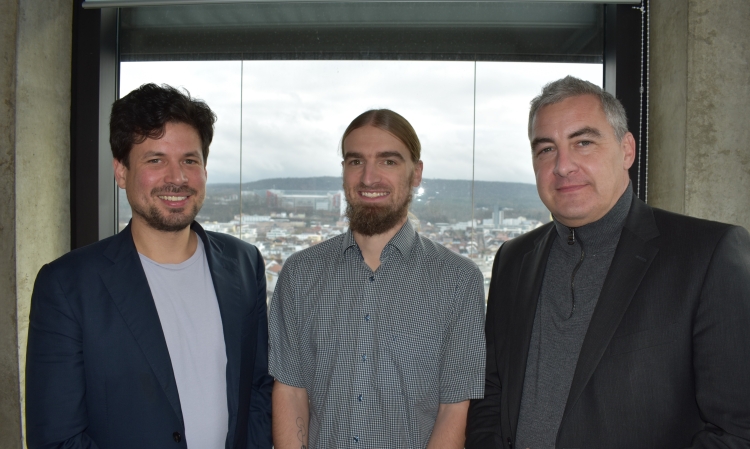 Manuel Steinbrenner, Daniel Schleicher und Sebastian Staab. © Stadt Kaiserslautern