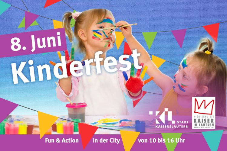 Das Plakat des Kinderfests 2024. © Werbegemeinschaft Kaiser in Lautern