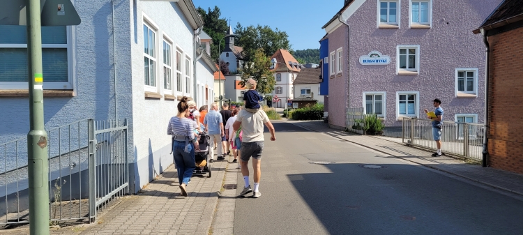 Beim Rundgang durch Hohenecken © Stadt Kaiserslautern