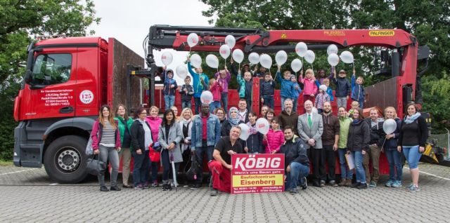 Freuten sich auf ihren Ausflug in den Luisenpark: die Kinder der Kita Mini Max © Stadt Kaiserslautern