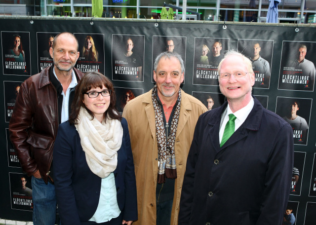 v.l.n.r.: Thomas Brenner, Daniela Meixner (KSK Kaiserslautern, Leiterin der Vertriebssteuerung und Marketing), Detlev Besier, Joachim Färber. © KSK