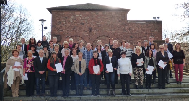 Die Jubilare mit OB Dr. Weichel (links im Bild) 
 © Stadt Kaiserslautern