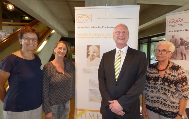 vlnr: Connie Burkert Schmitz, Claudia Kettering, Joachim Färber und Erika Christmann © Stadt Kaiserslautern