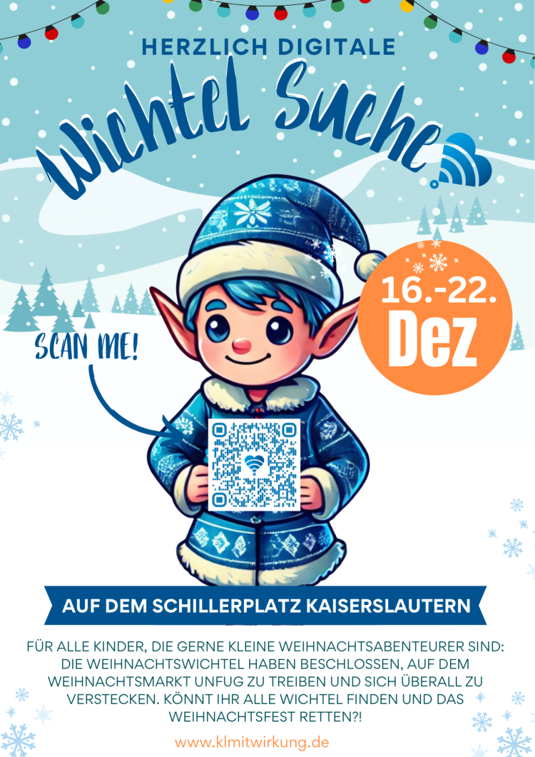 Das Plakat zur Wichtelsuche © herzlich digital