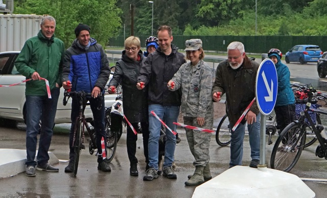 Wurde nach 8 Wochen Bauzeit für den Verkehr freigegeben: der neue Radweg zwischen Hohenecken und Vogelweh © Stadt Kaiserslautern