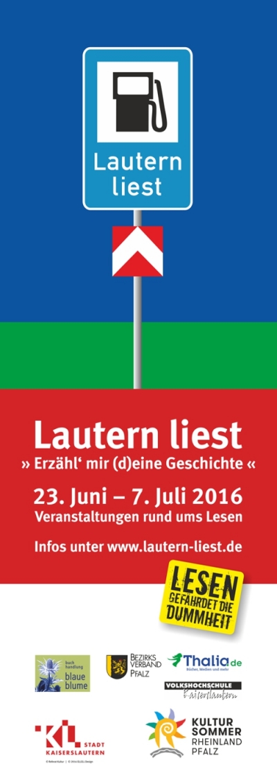 Plakat Lautern liest 2016