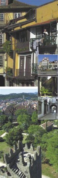 Collage Stadtansichten Guimarães