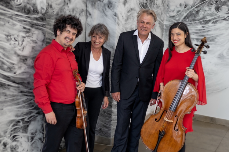 Ivan Knezevic, Madeleine Giese, Rainer Furch und Caroline Busser  © Rainer Furch