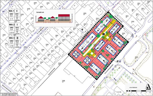 Lageplan ehem. Stadtgaertnerei © Stadt Kaiserslautern