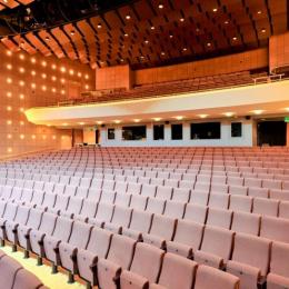 The Big House in the Pfalztheatre consists of several rows of seats along with an overlying balcony where rows of seats were also installed. Due to the step-like design is catered for an optimal view.