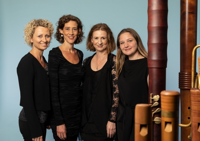 Susanna Borsch, Susanne Hochscheid, Ursula Thelen und Kerstin de Witt vom Ensemble Flautando Köln
 © Christina Feldhoff